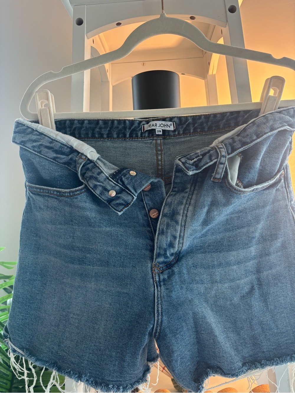 Dear John High Waist Jean Shorts